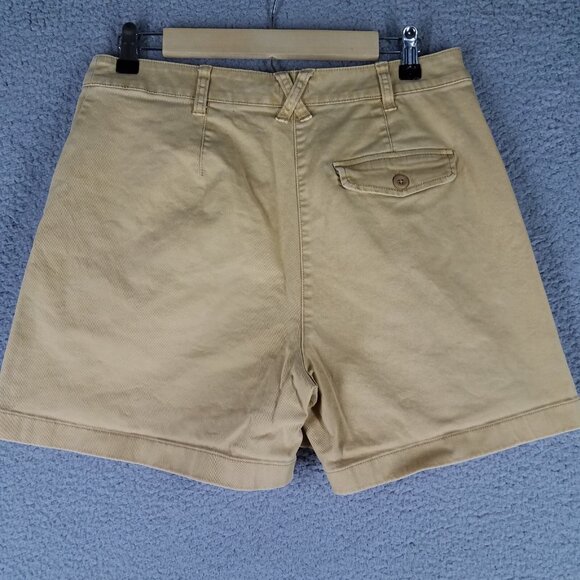 J. Crew Capeside Chino Shorts Women's 6 Pleated Preppy Khaki 5" Stretch Tan - Picture 2 of 11